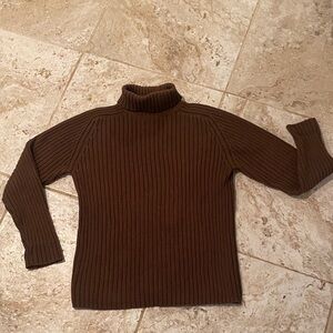 Charter Club Chocolate Ribbed Knit Sweater